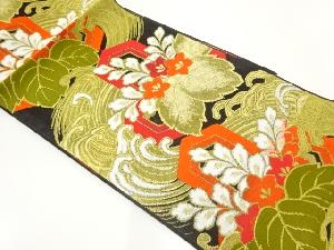 アンティーク　桐模様織出し袋帯（着用可）